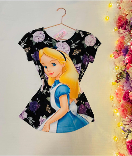 Blusa Usa Princesas Disney Ariel Bella Cenicienta Rapunzel