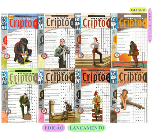 Kit 3 Livro Cripto Médio Coquetel 43 Pág