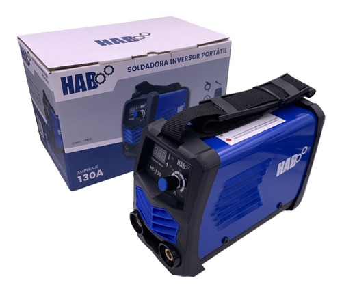 Soldadora Inversora Mini 110v 130 Amp Hab Con Accesorios