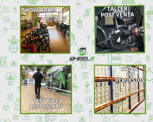 Imagen 6 de 10 de Monopatín Eléctrico Wheele Smart Power 450w +app