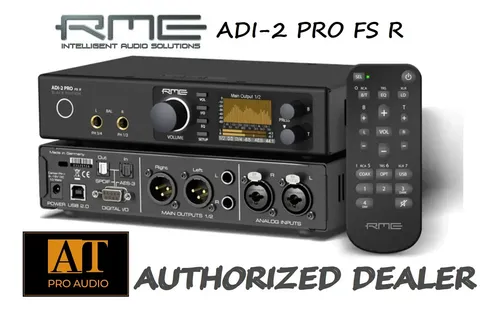 Rme Adi 2 Pro Fs R Black Edition Conversor Ad/da Amp Fones