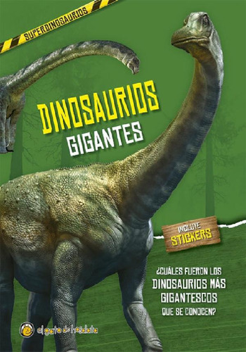 Libro - Libro Infantil Dinosaurios Gigantes Con Stickers