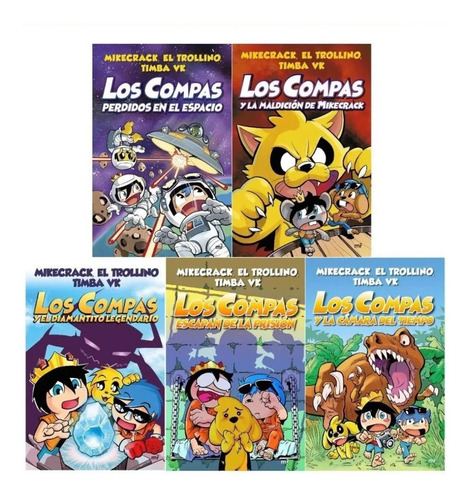 Imagen 1 de 1 de Los Compas Colección Pack 5/ Mikecrack Trollino Original