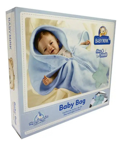 5 Cajas Baby Mink, Baby Bag, Rosa, Azul Y Menta Caja Sellada