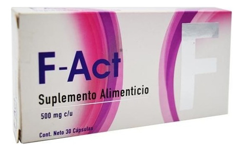 F Act 500mg Ypenza 30 Cápsulas Mejora Digestión Metabolismo Sabor Sin Sabor