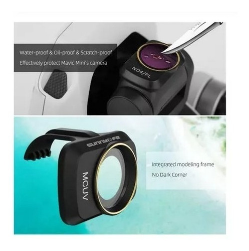 Filtros Drone Nd Cpl Lente Polarizado Dji Mavic Mini 1 Y 2