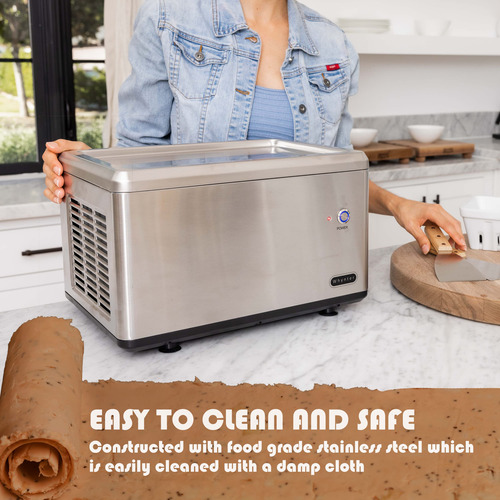 Máquina Para Hacer Helados Enrollados Whynter Icr-300ss De 0