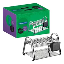 Comprar Escorredor De Pratos Tramontina Louça Em Aço Inox 16 Pratos