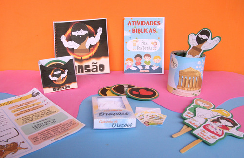 Kit Completo De Recursos Visuais Bíblicos - Sansão