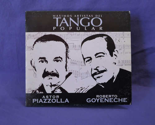 Cd. Máximos Artistas Del Tango. Piazzolla Y Goyeneche. 2006