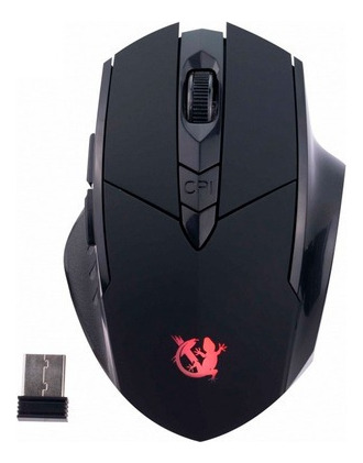 Mouse Gamer Inalámbrico Recargable Rgb 1600 Dpi Ergonomico