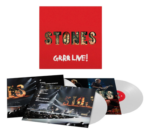 Vinilo The Rolling Stones Grrr Live! 3 Lp White Nuevo 