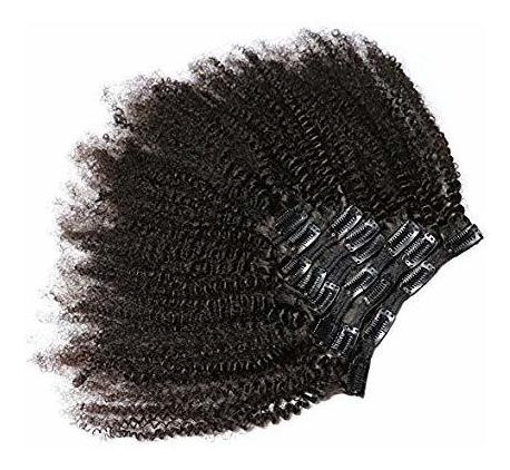 Kelang Africana Del Pelo Afro Rizado Rizado Clip En Extensio