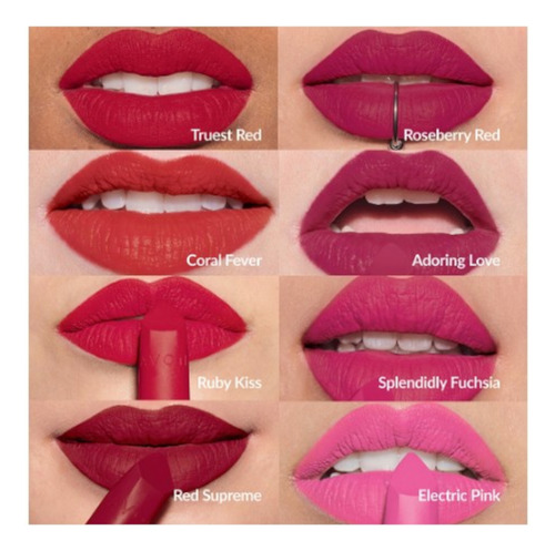 Labial Ultra Matte Tono Wild Cherry Ultra Color Avon