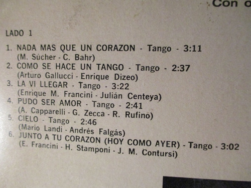 Imagen 3 de 5 de Alberto Morán - Nada Más Que Un Corazón Rca Victor Avlp-4001