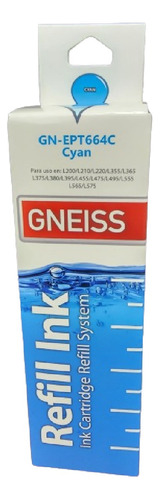 Tinta Gneiss T664 Cian 70cc L355 L380 L395 L495 L1300