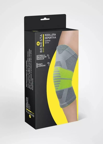 Rodillera Ortopédica Elastica Ajustable Deportiva Benesta