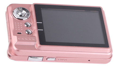 Cámara De Vídeo Digital 4k Rosa, 48 Mp, Pantalla Lcd De 2,7