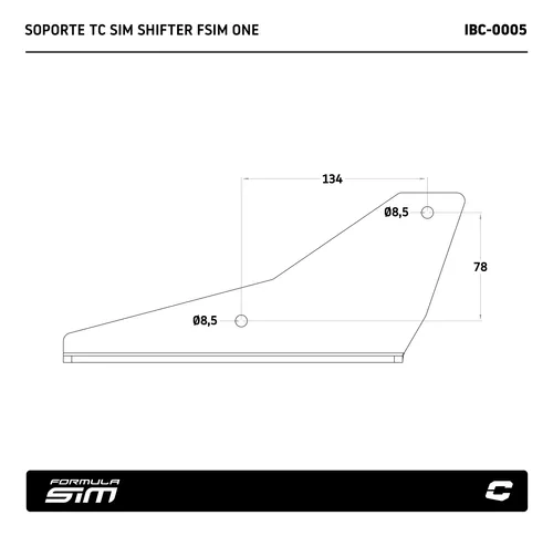 Soporte Tc Sim Shifter Ss Para Fsim One C