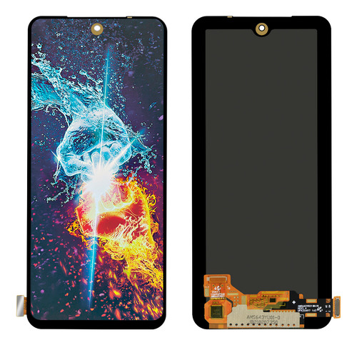 Pantalla Para Xiaomi Poco M5s 22071178pg Amoled Completa Color Negro Slim Company