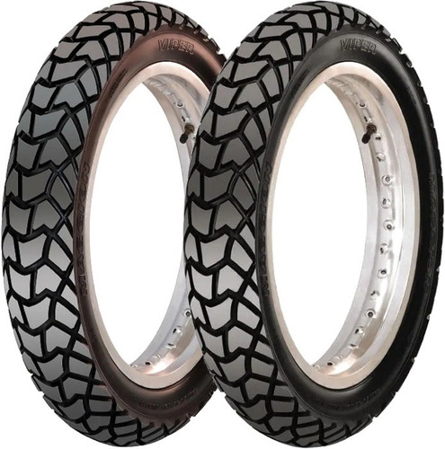 Pneu Bros Xre 300 Crosser 90/90-19 E 110/90-17 Viper Par