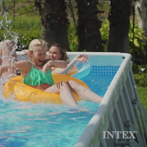 Piscina Estructural Rectangular Intex Prism Frame, 4x2x1.22m
