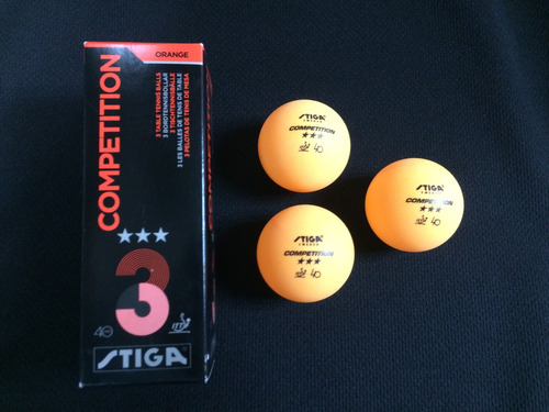 Pelota Pin-pong. Competition  Stiga 3 Estrellas