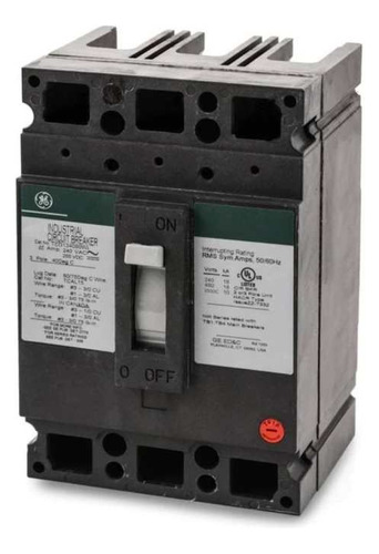 Interruptor Breaker Ted 3x50 Amp General Electric 480v Ms