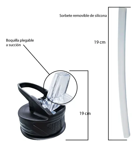 Botella Hidratación Acero Inoxidable 750 Ml Ttc