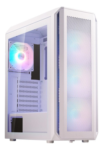 Gabinete Mid Tower Xpg Valor Air Plus White 4 Fan Vidrio Templado