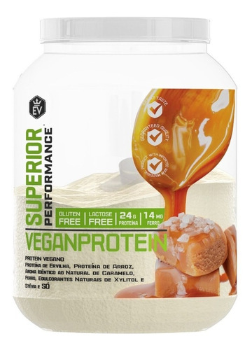 Vegan Protein 600g Evo Salt Caramelo