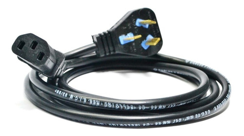 Cable Interlock Pc 2.5 Mts Cable C13 Monitor Ups Lcd Led