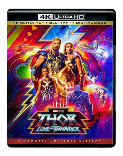 Thor Love & Thunder Christian Bale Pelicula 4k + Blu-ray