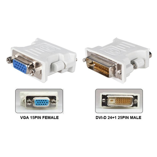 Adaptador Dvi 24 + 1 A Vga Monitores Pc En Caseros