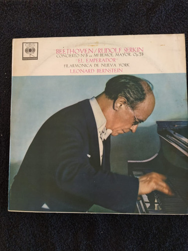 Vinilo Rudolf Serkin / L. Bernstein Beethoven   Supercultura