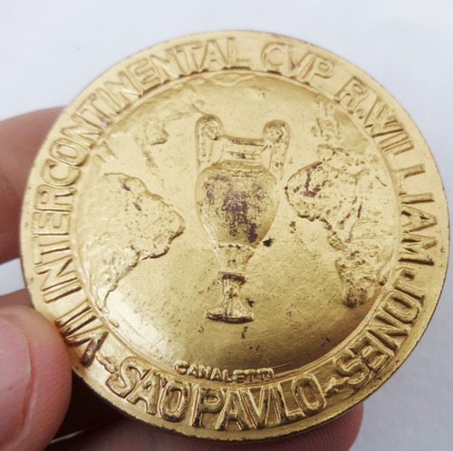 Medalla Antigua Basquet 1965 Fiba Copa William Jones Brasil