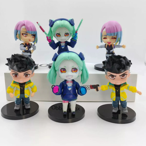 Figuras De Acción Lindas De Lucy Rebecca David De Cyberpunk,