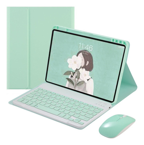 Funda Con Teclado+mouse Para iPad 9.7'' 5/6th Air 2/pro 9.7