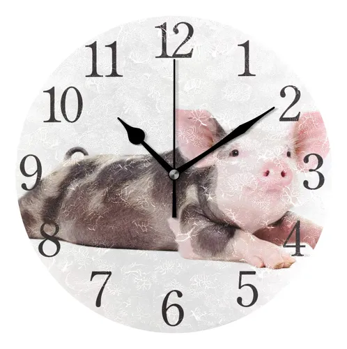 comprar Reloj De Pared Con Diseño De Perro Suabo Wet Shitzu Para Dec