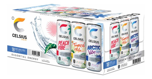 Bebida Celsius Fitness Energética Caja