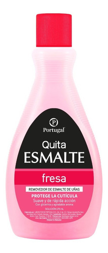 Quita Esmalte Portugal Fresa 175 Ml.