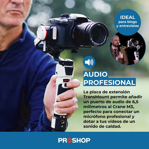 Estabilizador Gimbal Zhiyun Crane M3 Pro Camara Celular