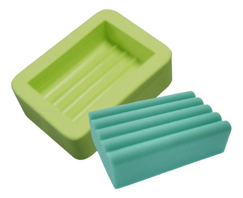 Molde Forma Silicone Canelado Retangular Ib-460