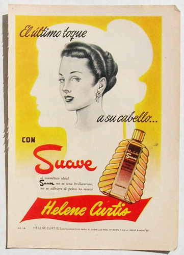 Publicidad Antigua Mexicana De Helen Curtis, De 1952