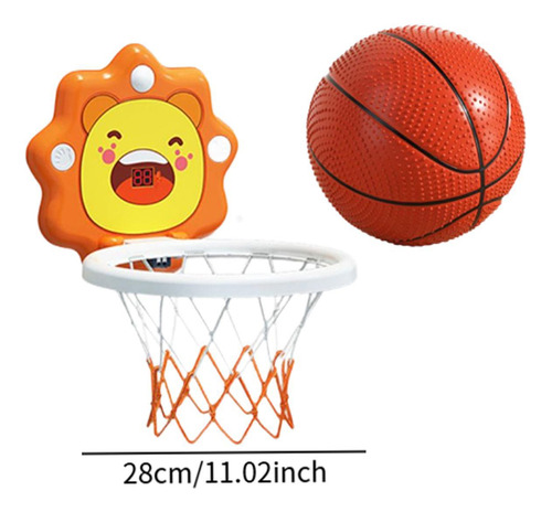 Mini Aro De Baloncesto Juguete De Baño Juguete Amarillo