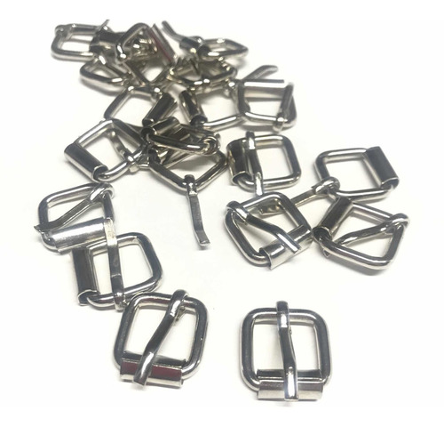 Hebilla Rolo 10mm X 100u. Ideal Para Collares De Mascotas.