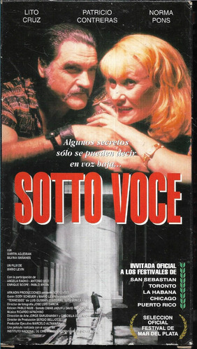 Sotto Voce Lito Cruz Norma Pons Patricio Contreras Vhs