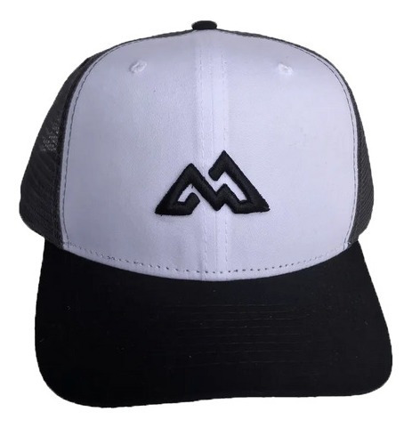 Boné Mountain Wear Preto E Branco / M012