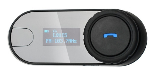 Intercomunicador Para Motocicleta Lcd Bluetooth  800m , Fm