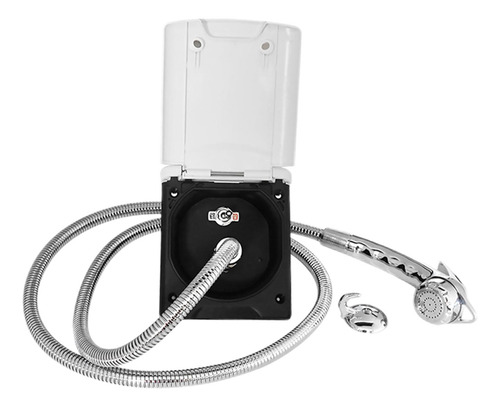 Kit De Caja De Ducha Exterior Rv Con Manguera De Grifo Ducha